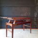 Table basse ajustable Danoise par Niels Bach pour A/S Mobler
