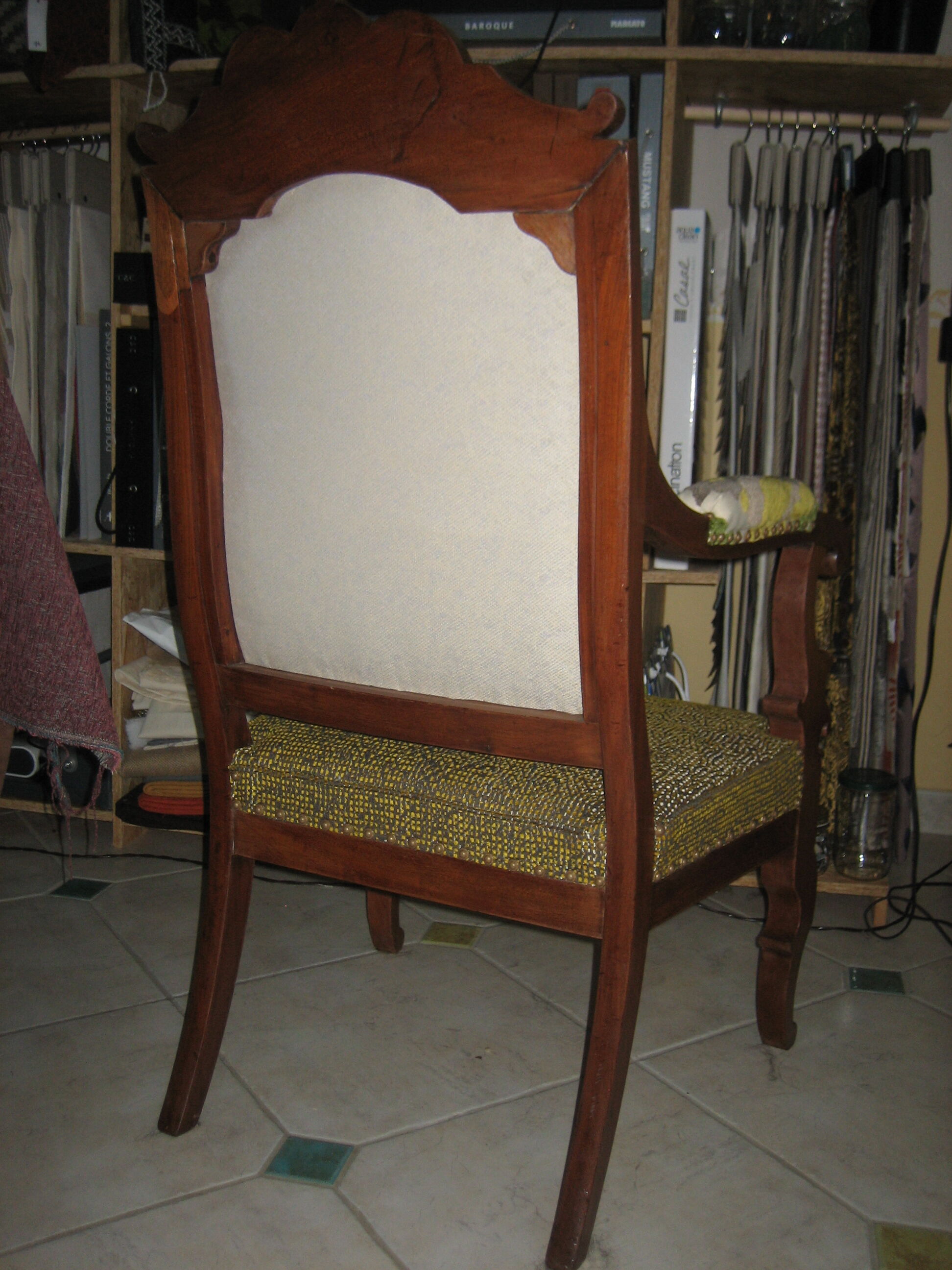 Chair Louis Philippe frog leg
