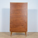 Mid-century teak shelf with pull-out top, 1960s