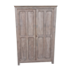 Parisian wardrobe 2 doors in oak raw wood