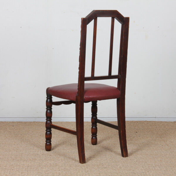 Set of 6 Art Deco chairs, French work from the 1930s.