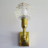 Brass Wall lamp globe 70
