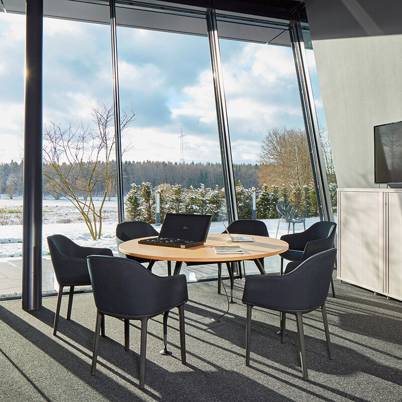 Softshell plano armchair by Ronan and Erwan Bouroullec for Vitra