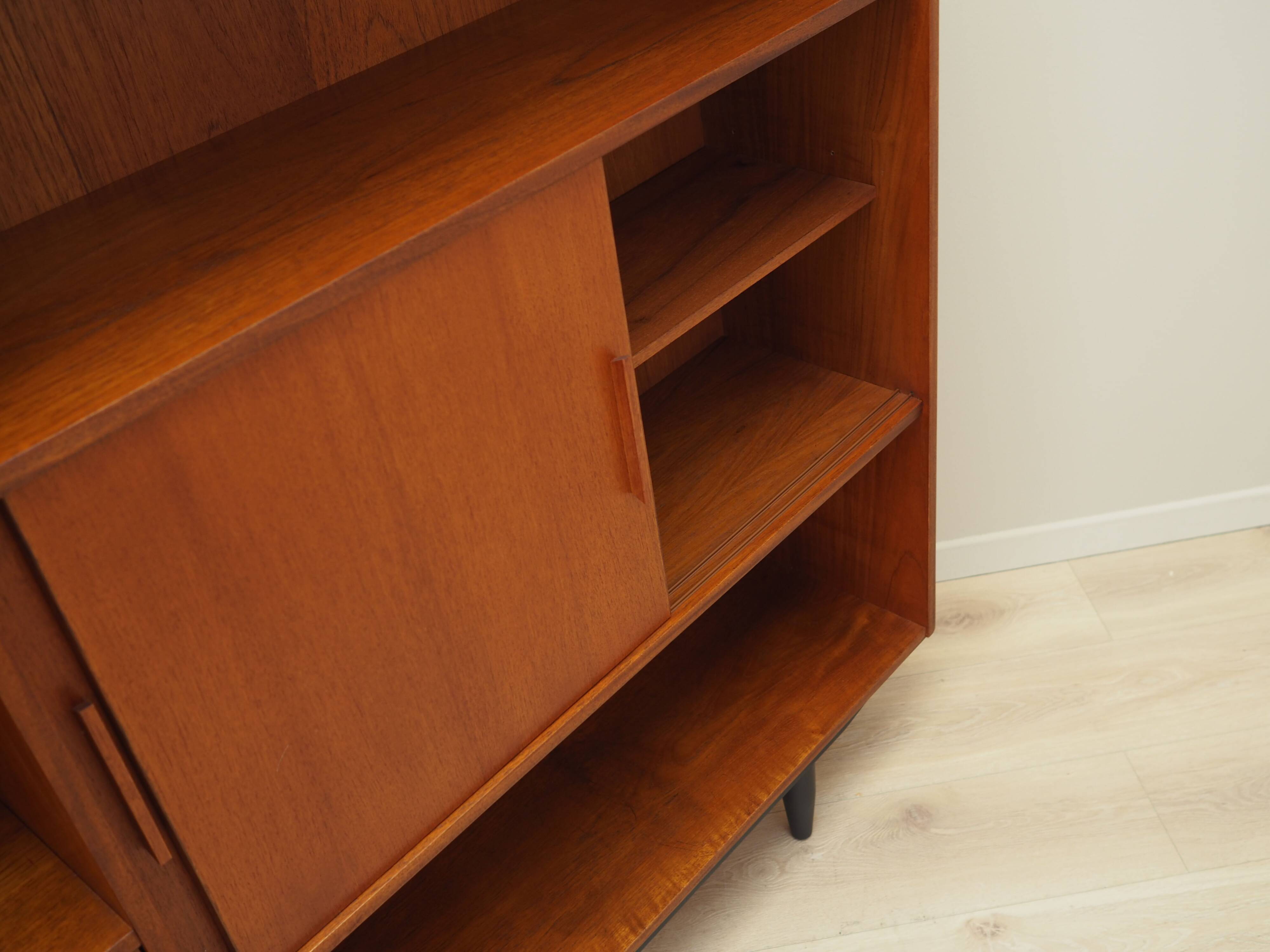 Teak bookcase, Danish design, 1970s, production: Denmark