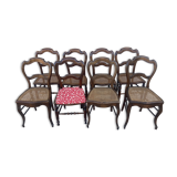 8 chairs louis philippe