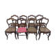 8 chairs louis philippe