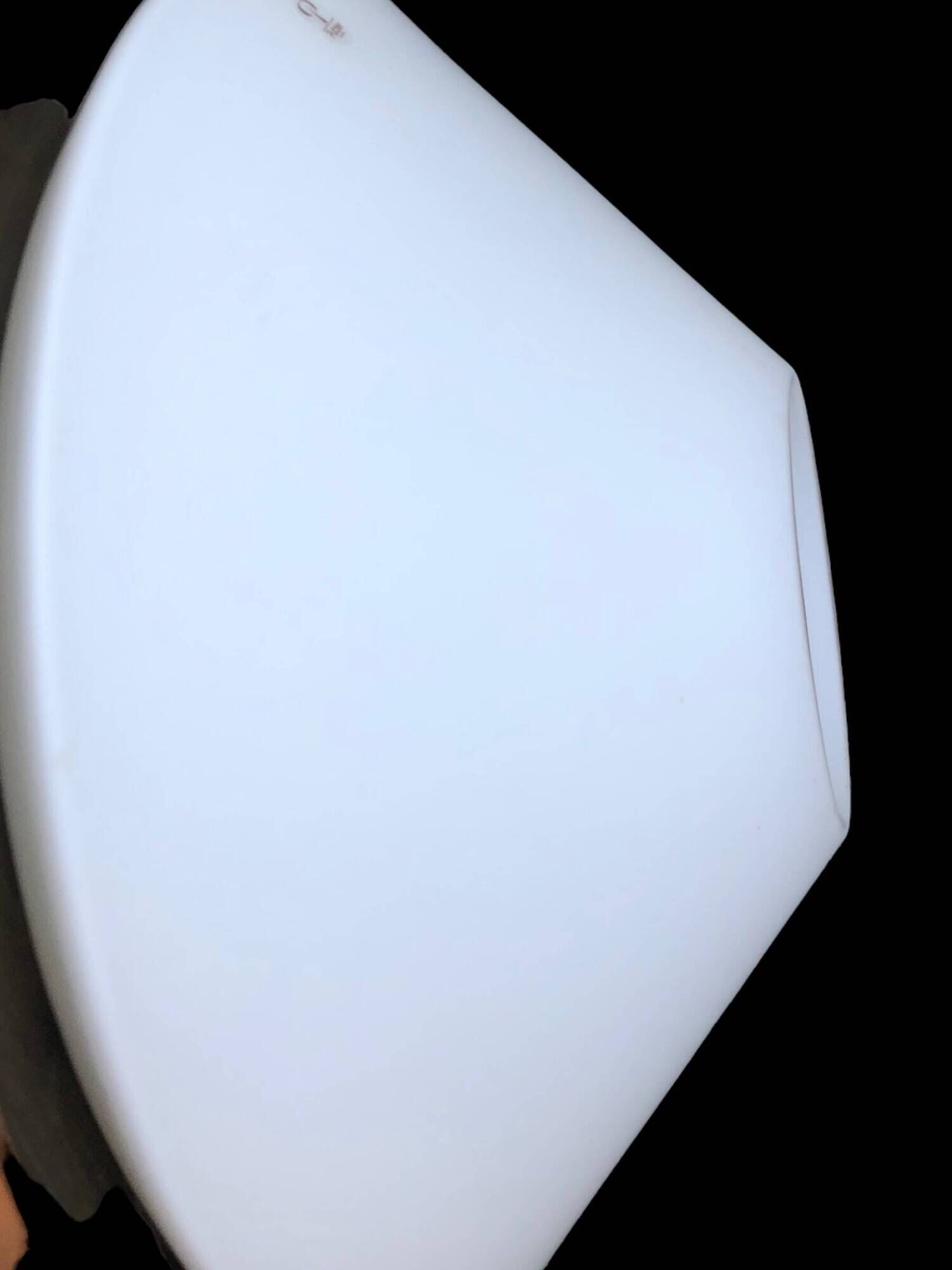 Vintage peill & putzler germany round milkglas ceiling lamp goldton