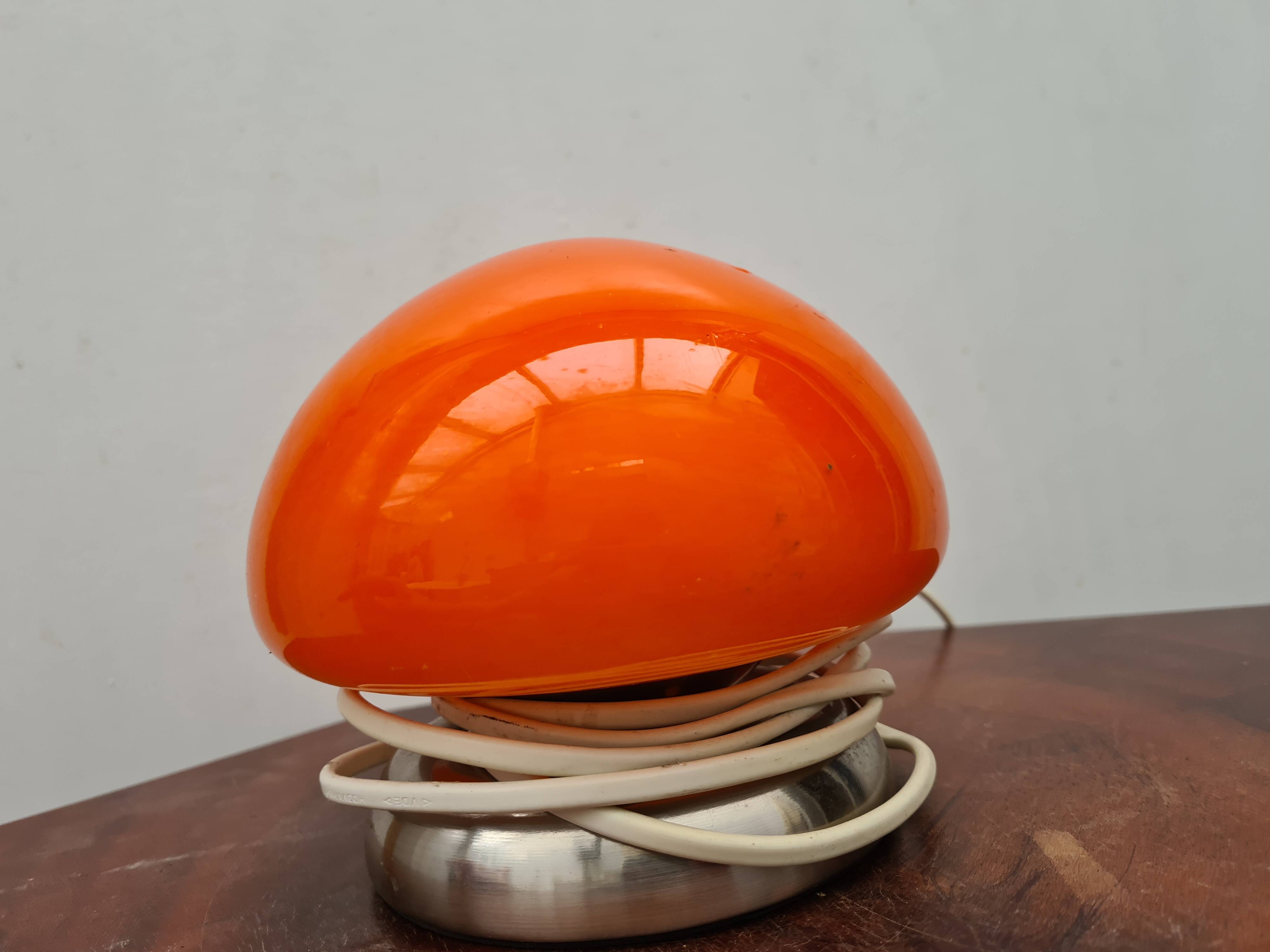 Vintage Orange Lamp from the 70s