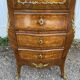 Secretary louis XV curved, varnish Martin, marquetry