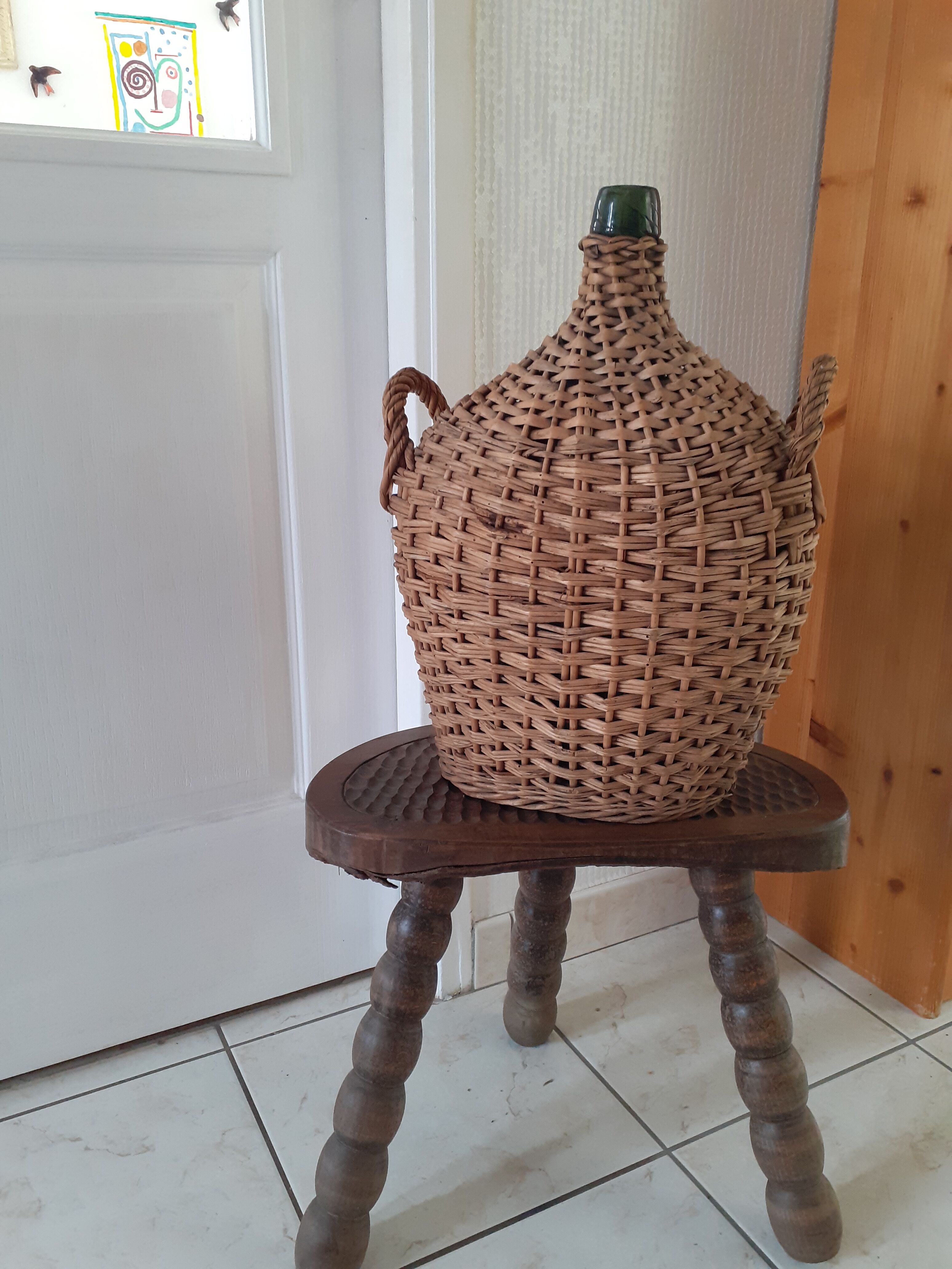 Lady Jeanne Jeanne surrounded by wicker