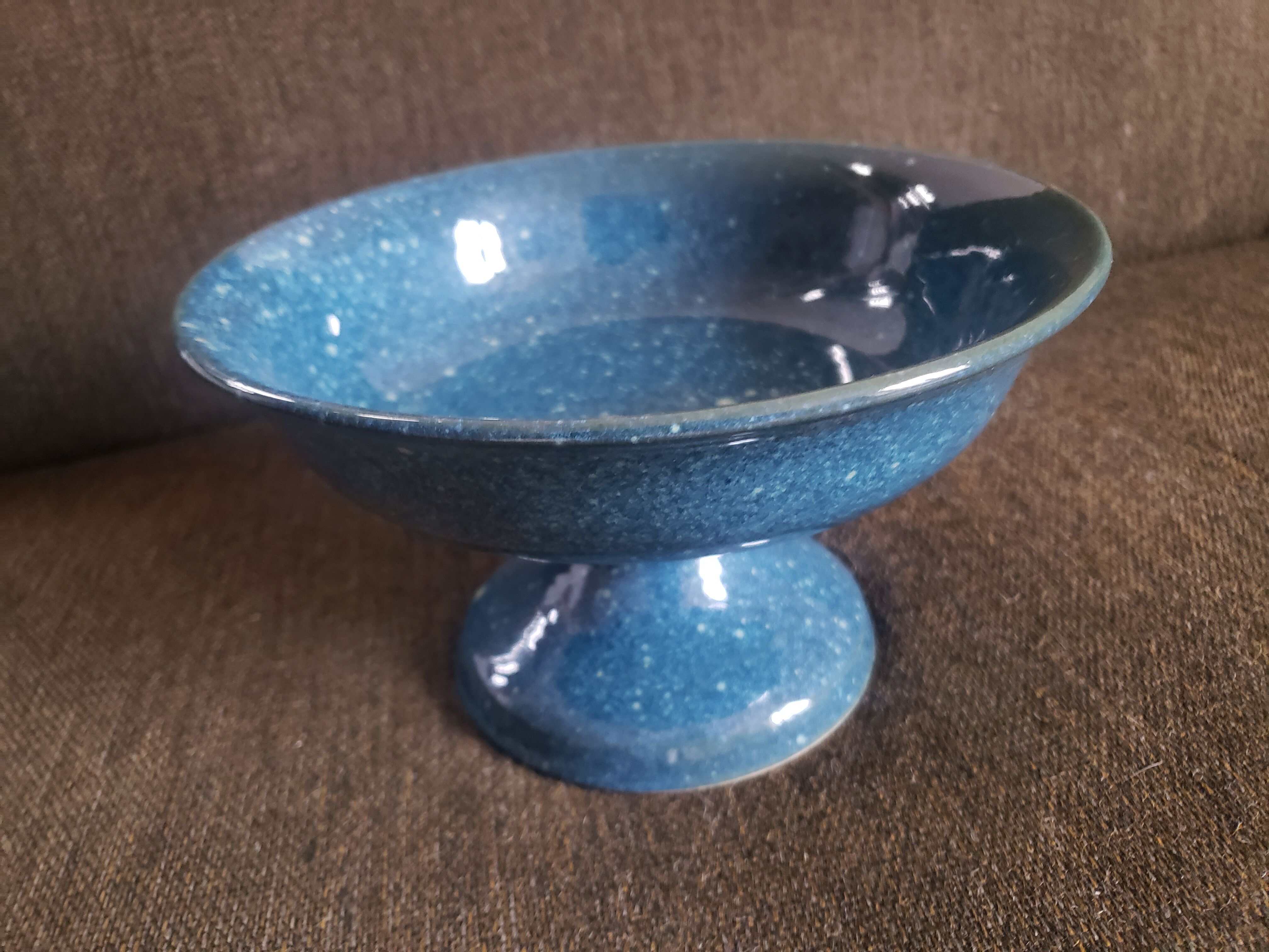 Blue compotier Vallauris