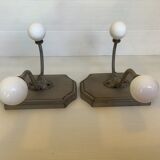 Pair of double porcelain hooks