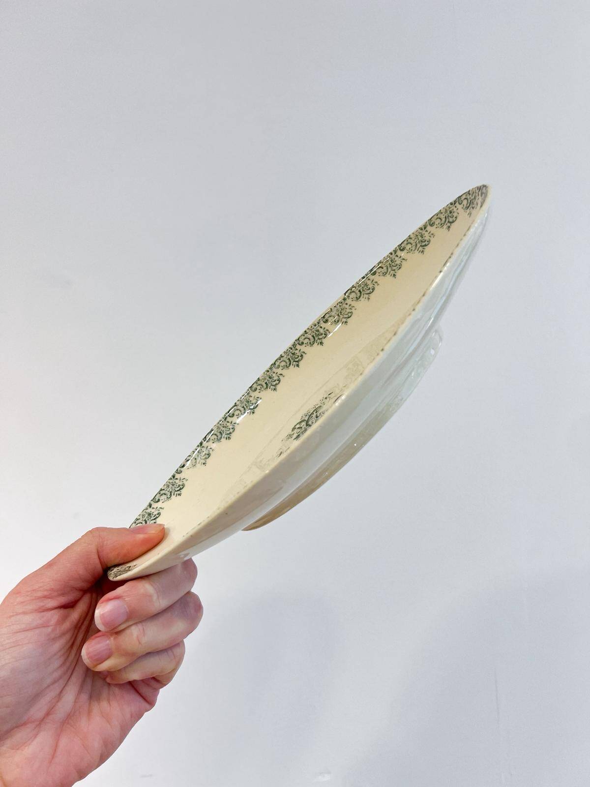 Old Ravier Iron Earth - Gien Earthenware Factory