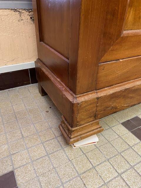 Cherry wood bookcase