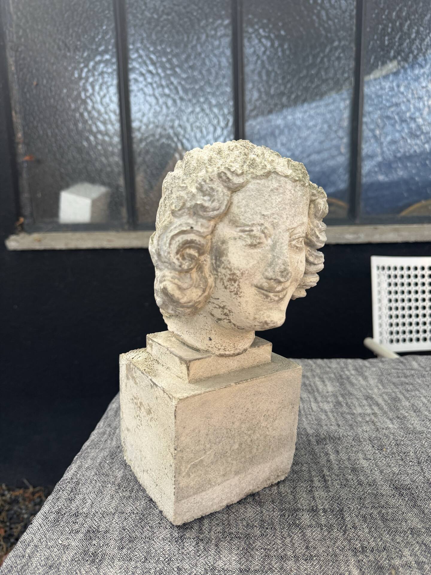 Antique plaster bust