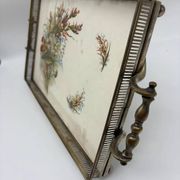 Service Plate WMF Jugendstil Art Nouveau Silver-Plated Galalithe Around 1905