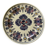 Round plate Les Frères Trois Gros Sarreguemines