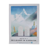 Affiche original Samivel "Déclaration de Kathmandu" 1990