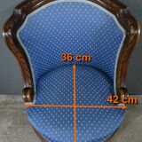 Louis XVI Style Beech Swivel Harpist Chair – Early 20th Century