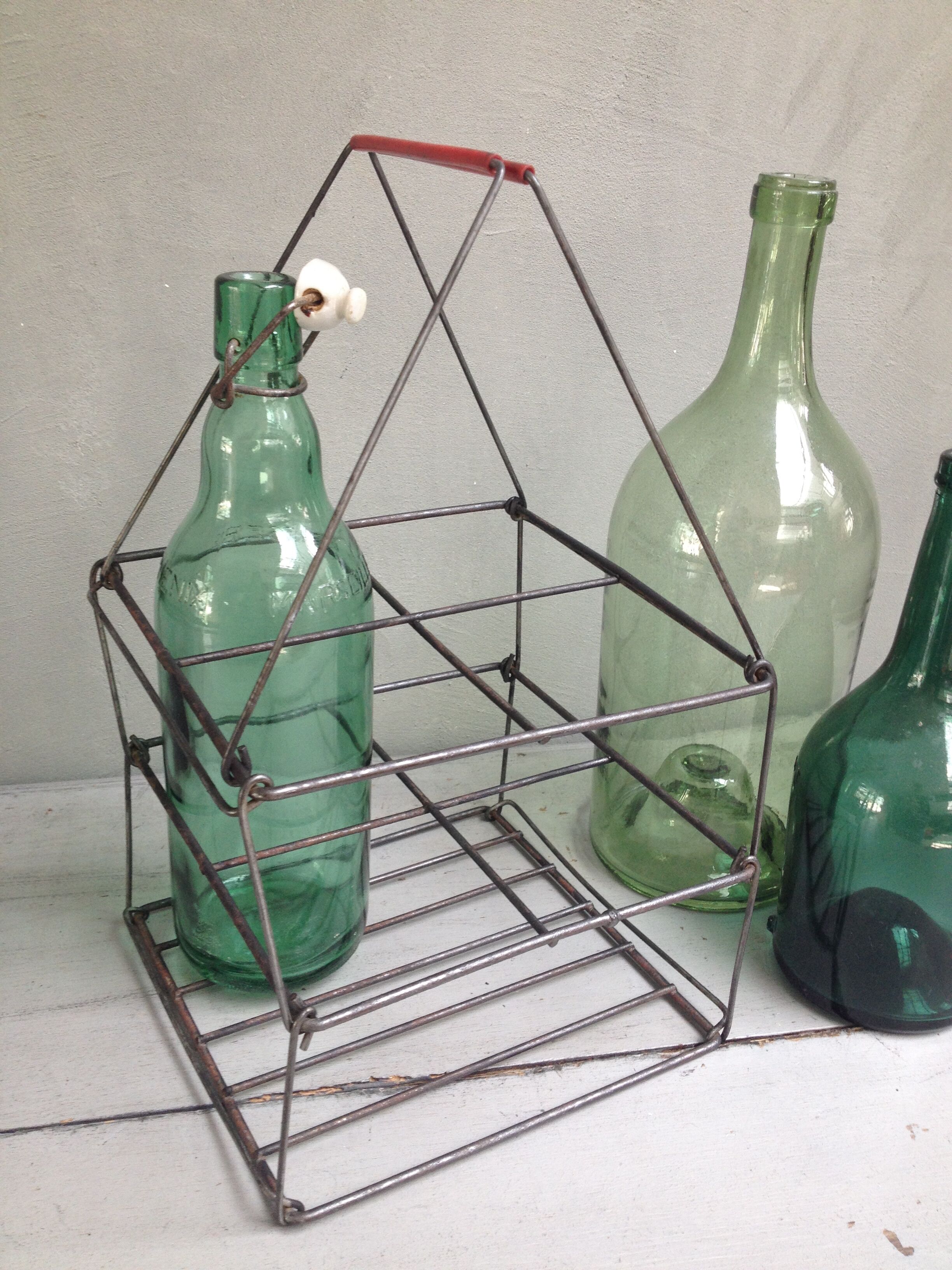 Bottle rack folding vintage