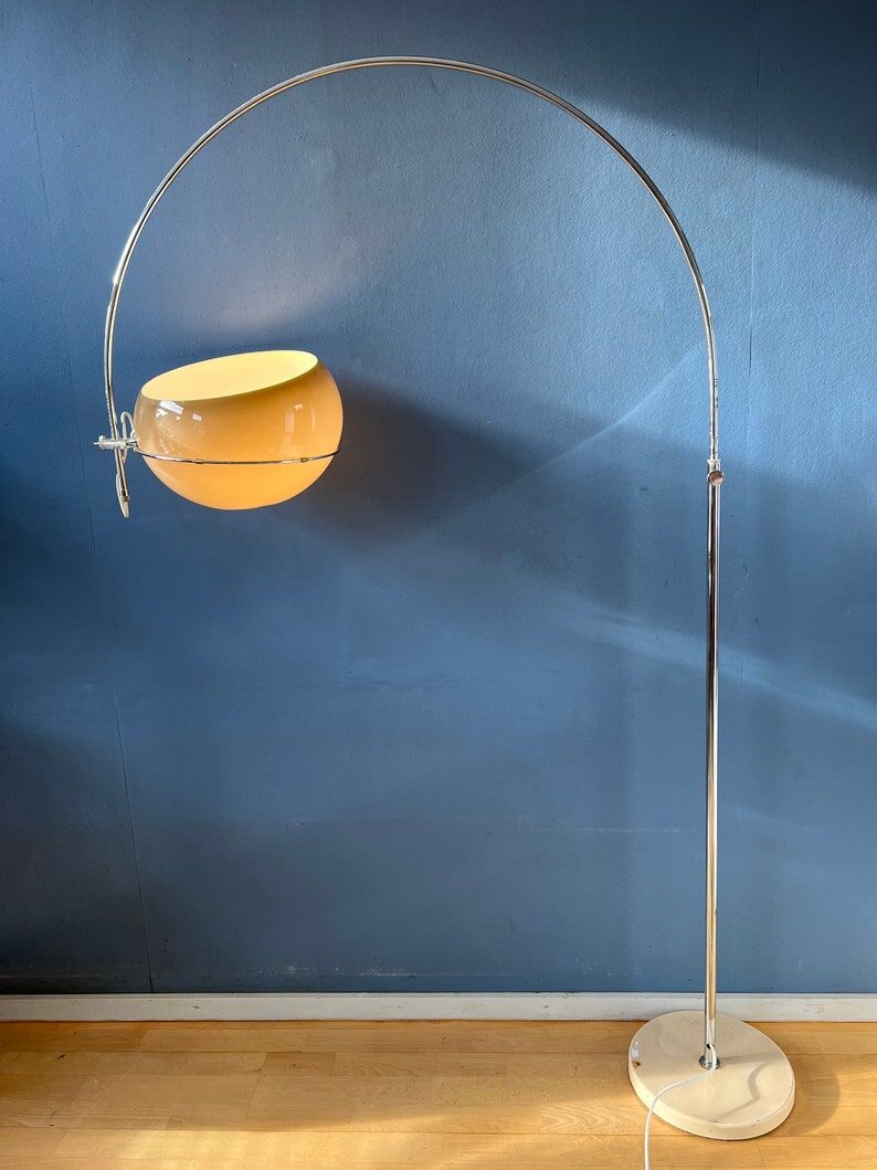 Space Age Mushroom arc floor lamp by GEPO