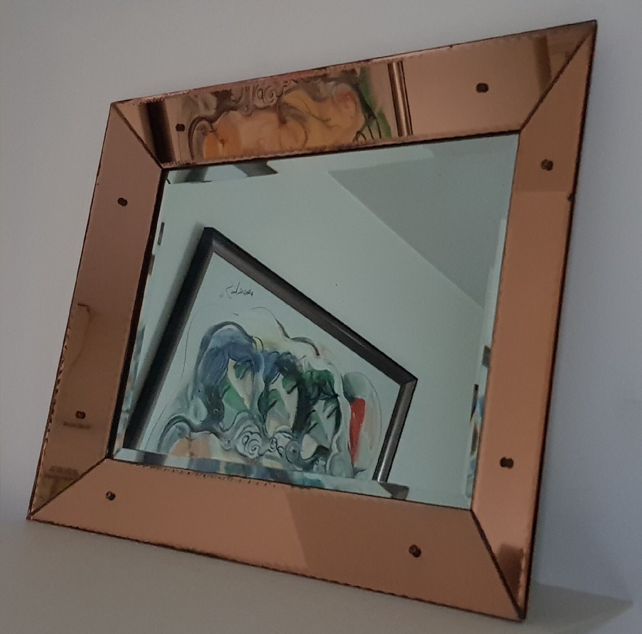 Venetian style mirror 58x76cm
