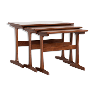 Tables gigognes en teck par Kai Kristiansen pour Vildbjerg