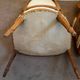 Pair of Louis XVI style medallion armchairs, late 19th / early 20th century.