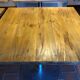 Solid wood bistro table set