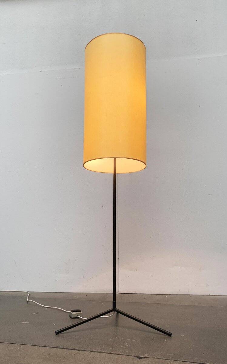 Mid-century minimalist tripod floor lamp