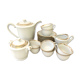 Service à café pour 10 personnes en porcelaine de Limoges