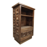 Midcentury brutalist cabinet vintage 1960