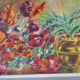 Ancien tableau huile Sur Toile D. Perreau