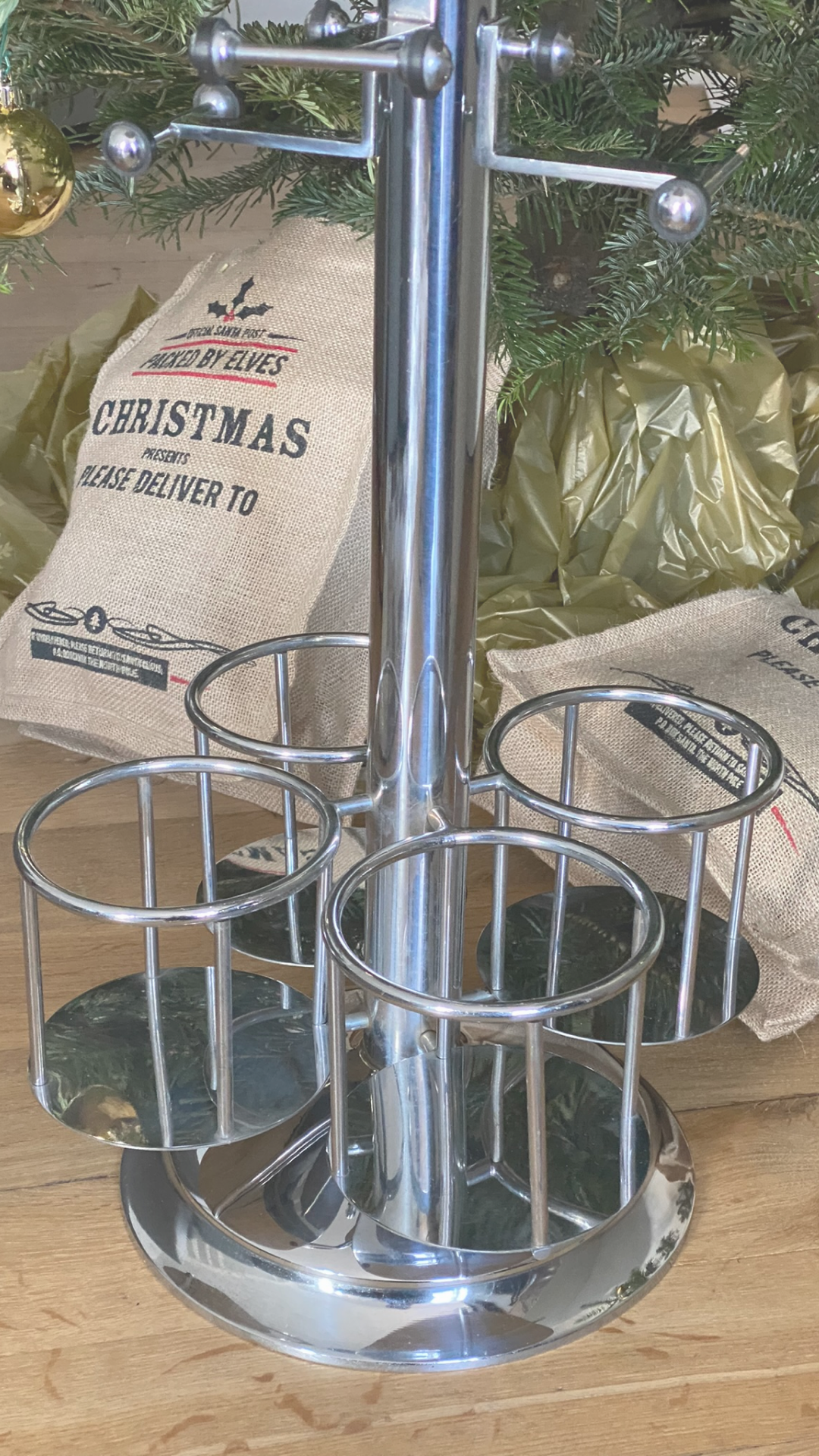 Vintage art deco bottle holder