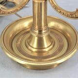 Lampe bouillotte en bronze massif de style Empire