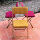 Lafuma vintage folding chair chantazur, france 1960