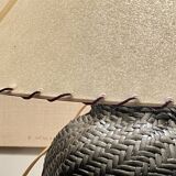 Asian lamp, 2 M fabric cable, paper lampshade