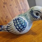 Large Vintage Parrot Pottery Erandi Tonala Mexico