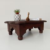 Antique carved wooden stool