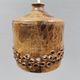 Small ceramic pendant lamp, Danish, from the 1970s–80s, in earth tones.