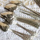 Art Deco silver-plated cutlery, silver-plated cutlery set.