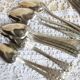Art Deco silver-plated cutlery, silver-plated cutlery set.