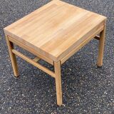 Scandinavian coffee table from the 60s in solid raw oak