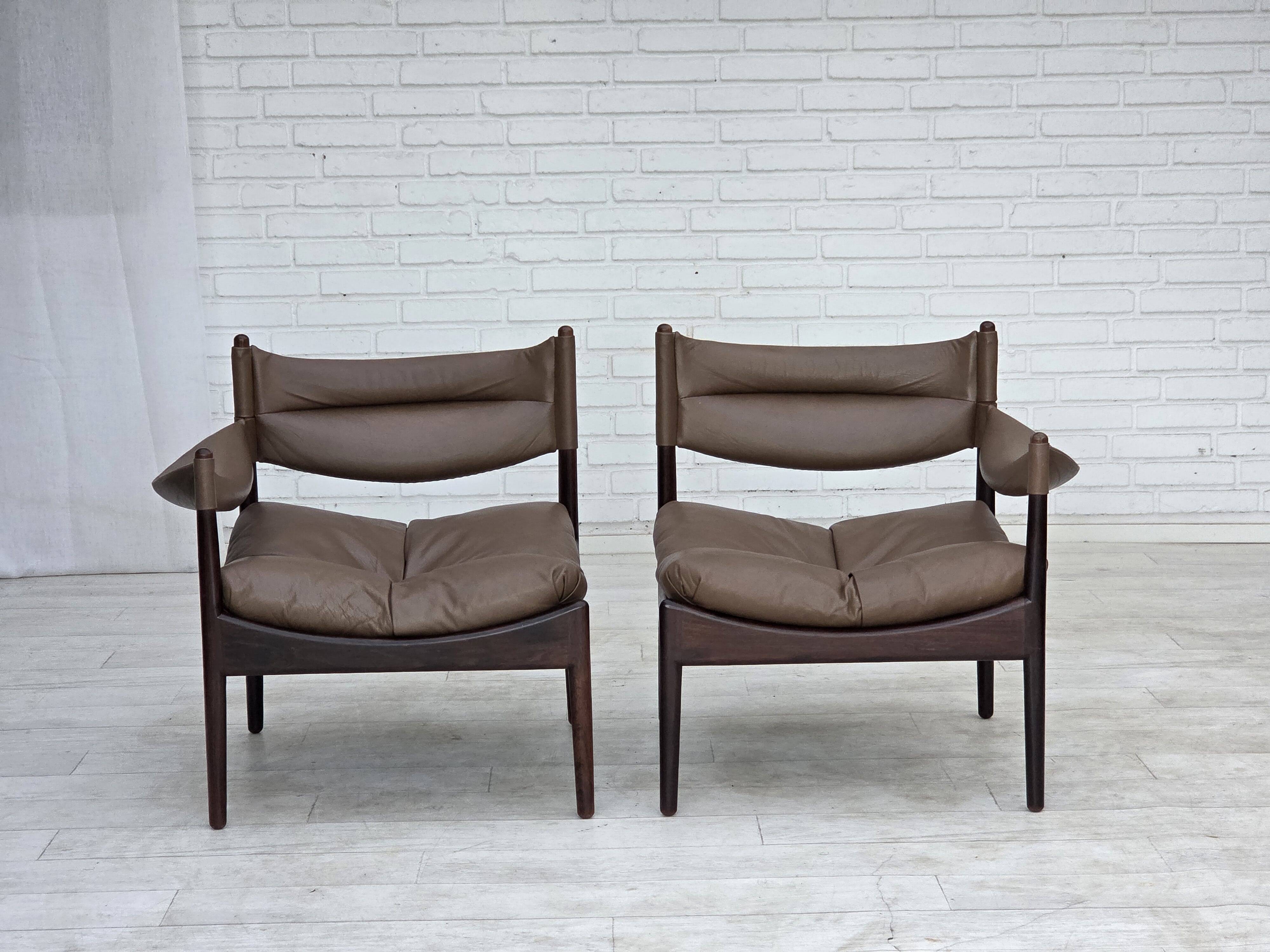 1970s, Danish design by Kristian Vedel, modular sofa, model Modus.