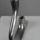 Cast Aluminium Two-Light Candle Holder – Sweden, 1970s