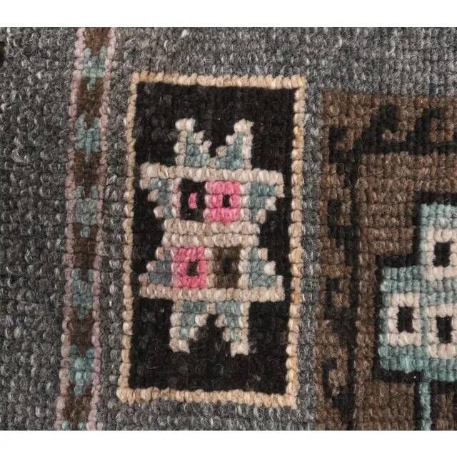 Vintage Turkish Anatolian Hand-Knotted Wide Runner 183x353