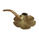 Bougeoir laiton rat de cave pipe