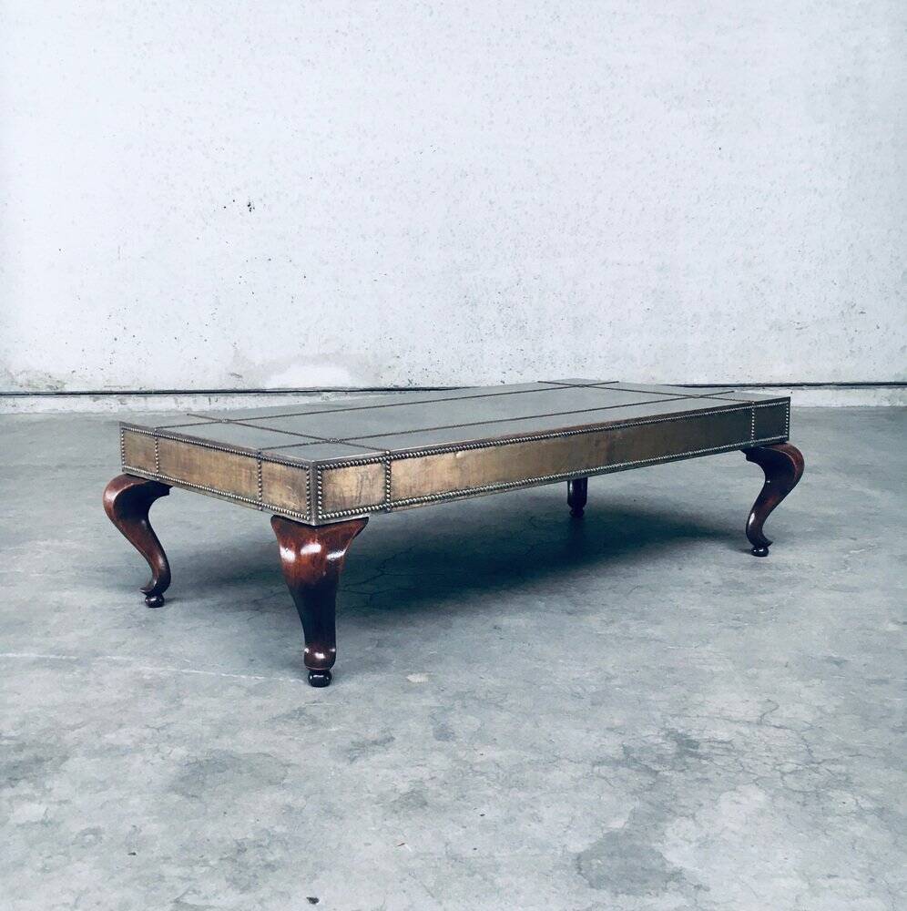 Brass coffee table, France, 1960s