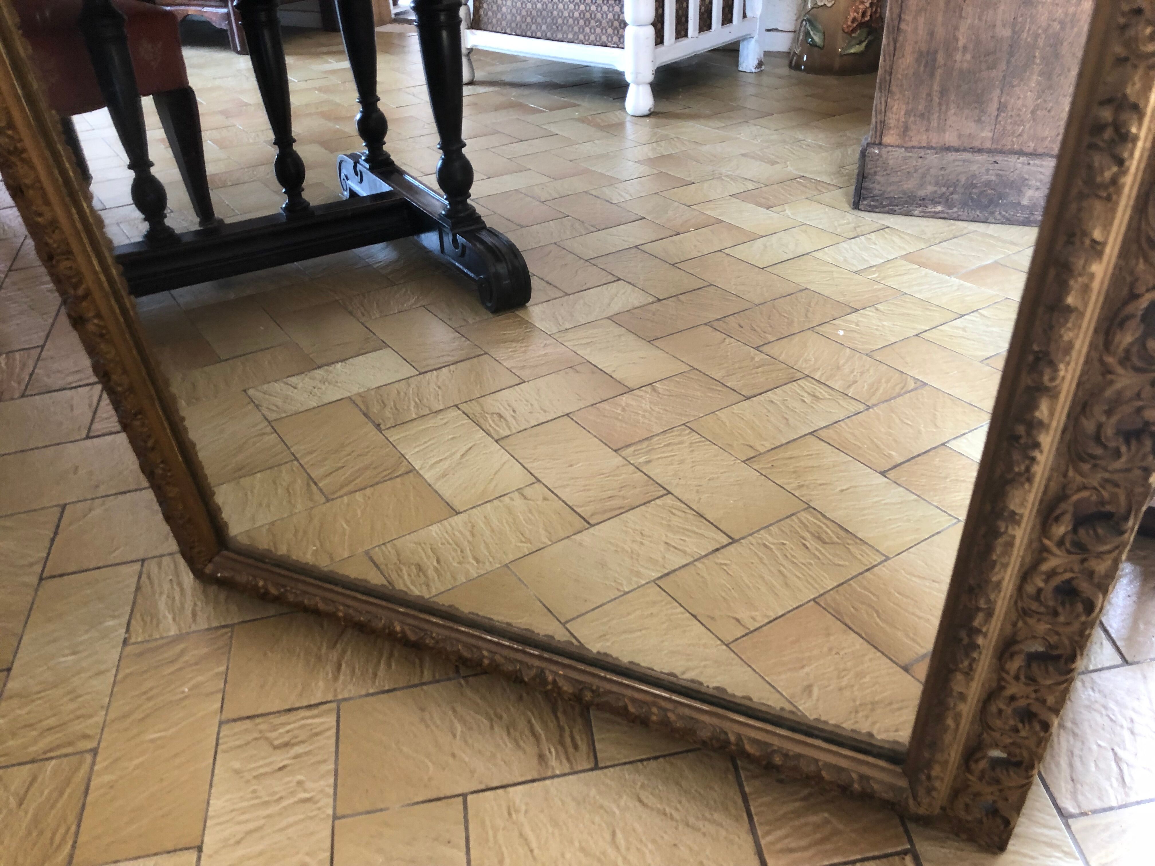 Golden mirror - 150x70