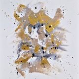 Abstract painting table